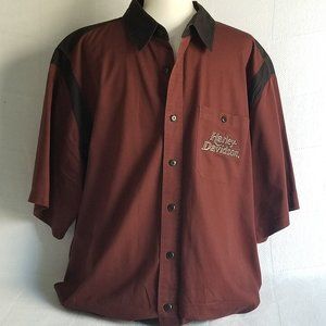 Harley-Davidson Men's Short Sleeve Shirt Size 2XL
